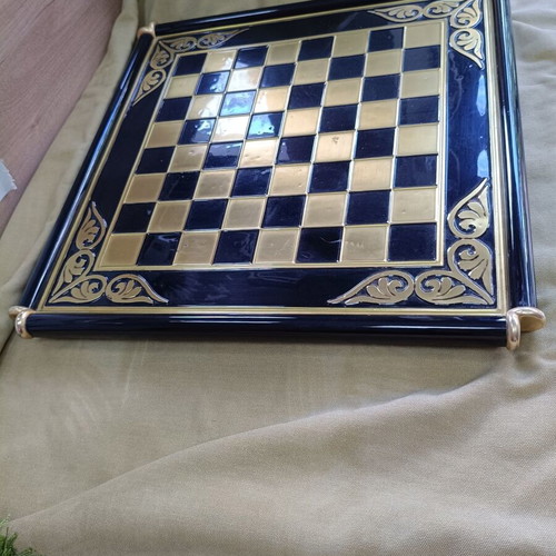 Aethira chessboard used, wood and metal