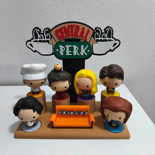 Friends McDonald's Collection Stand new, plastic PLA material