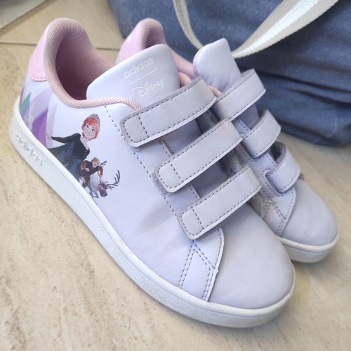 Adidas Frozen sneakers size 32, pink and purple