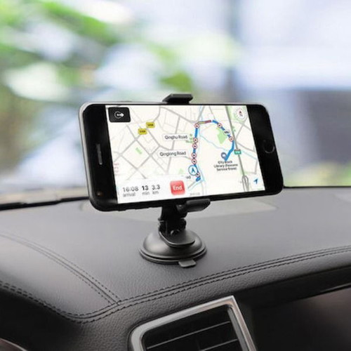 Hoco CA40 Refined Car Phone Holder black, new with suction cup
