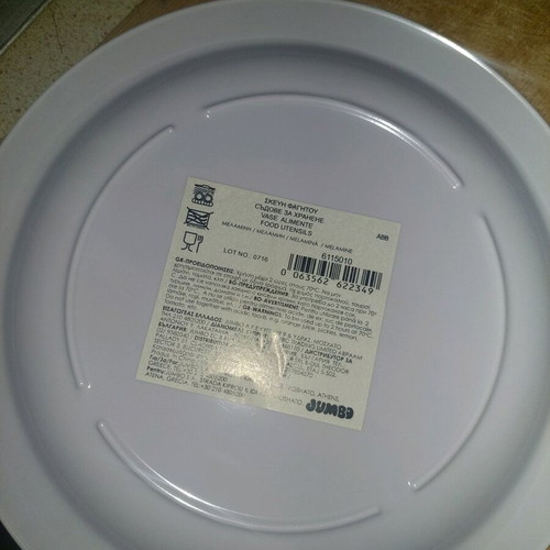 Frozen plates set of 11 new, reusable plastic