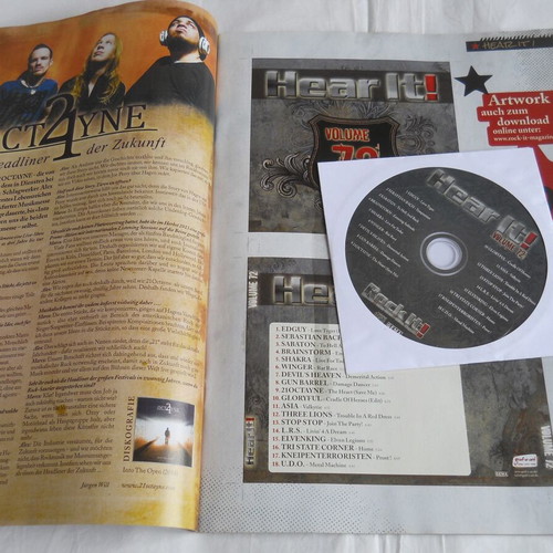 Rock It!#81 May/June 2014 used metal German magazine with CD