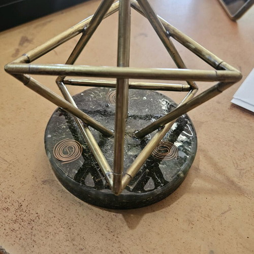 Orgonite Merkaba energy generator new, Sacred Geometry, 402 g