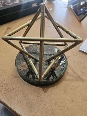 Orgonite Merkaba energy generator new, Sacred Geometry, 402 g