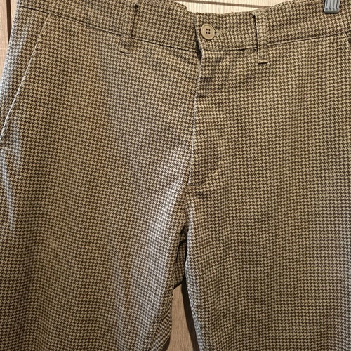 Obey Men's Houndstooth Pants Size 32 Used, Beige