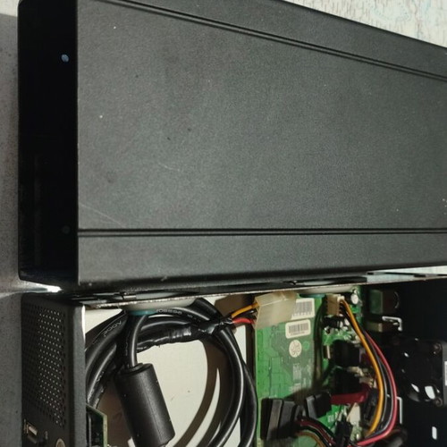 ISY BOX network enclosure for two hard drives used