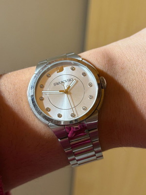 Swarovski watch used with zircon silver