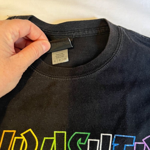 Thrasher T-shirt used, size S, black