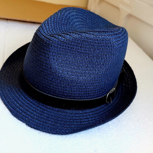 Summer hat blue color, new, size L