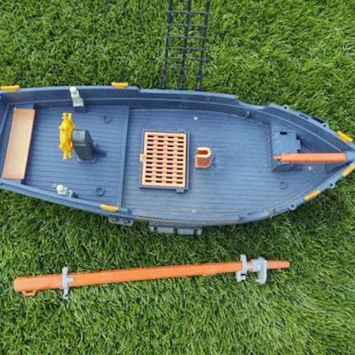 Playmobil Pirate Schooner used (5810) with missing parts and breaks