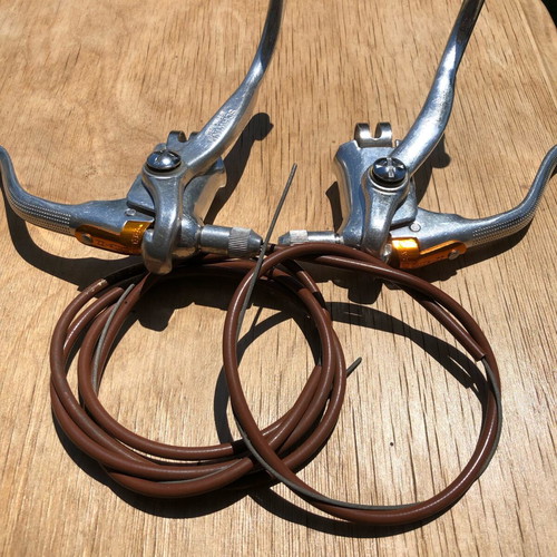 Schwinn Approved brake lever set with double safety levers new, Japan