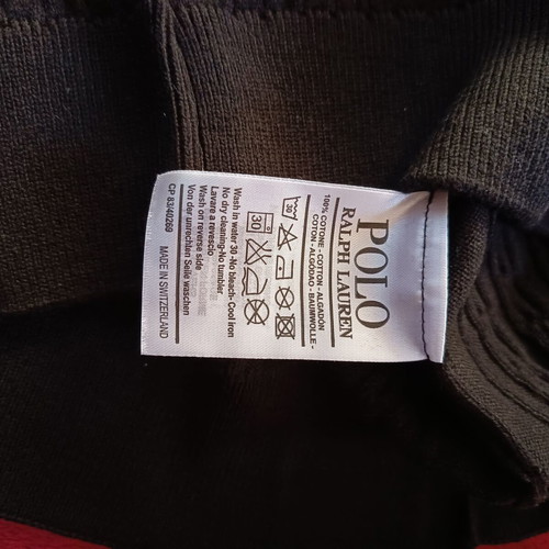 Ralph Lauren Knit Polo L new with tags, black