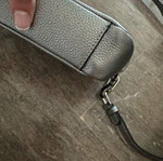 Karl Lagerfeld crossbody bag like new, silver