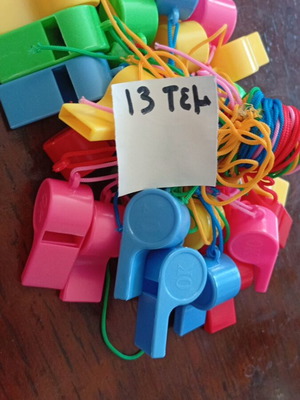 New whistles for kids' parties