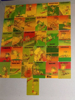 3D Chipicao Sports Cards used, vintage croissant collectibles