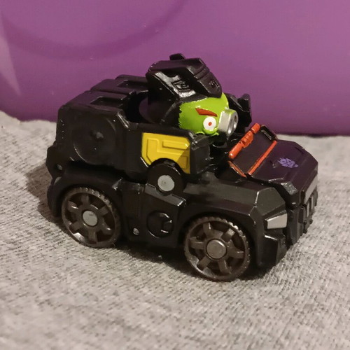 Angry Birds Transformers Telepods Soundwave Pig figure used Hasbro