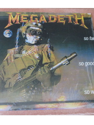 Megadeth So Far, So Good... So What! LP 1988 Capitol Records σαν καινούργιο, metal