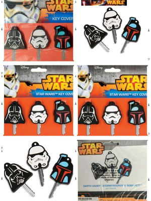 Star Wars Disney key covers new, set of 3 pieces
