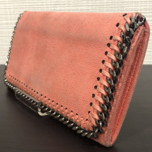 Stella McCartney wallet authentic used, pink Falabella model