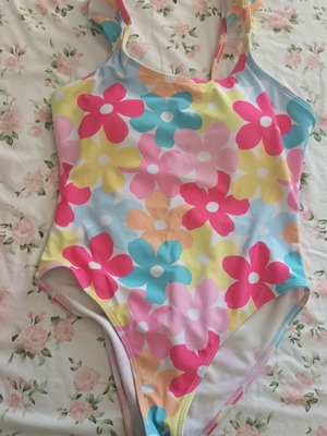 Swimsuit for 12 years old like new, colorful