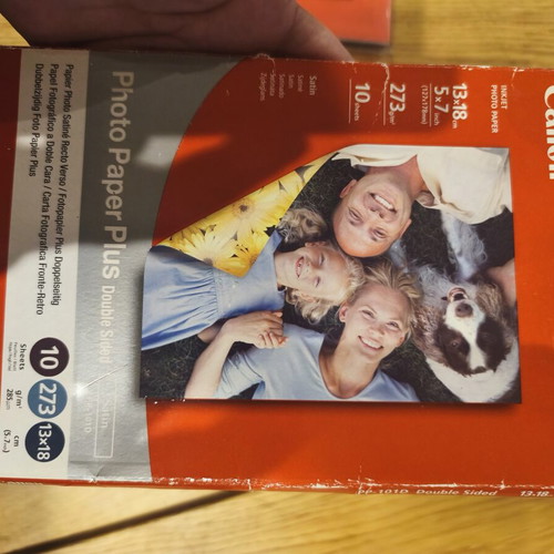 Photo paper 10 sheets 13x18 cm like new