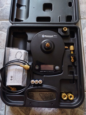 Master Cool scale for flammable refrigerants new with accessories