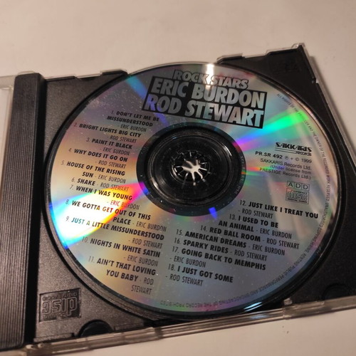 Rockstars: 18 Great Songs CD used with Eric Burdon and Rod Stewart