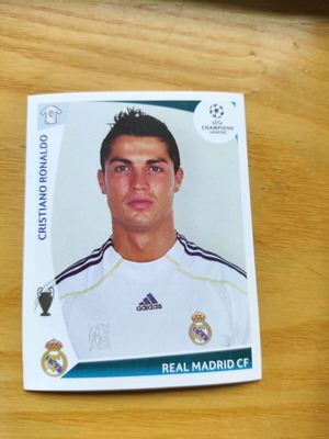 Αυτοκόλλητο Christiano Ronaldo UEFA Champions League 2009-2010 καινούργιο