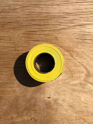Bicycle handlebar tape yellow new