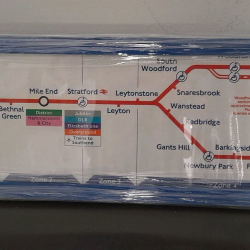 London Metro Line new, collectible decoration