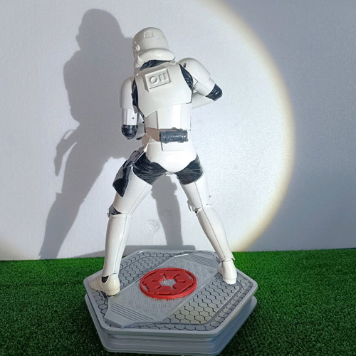 Stormtrooper figure used, resin, handmade, Star Wars collectible
