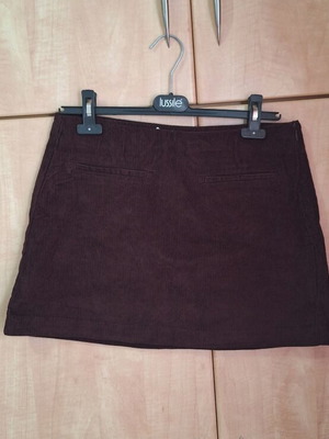 Mini skirt L burgundy new Sinsay