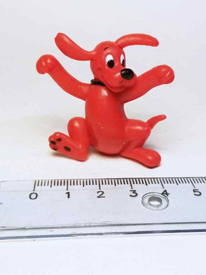 Clifford miniature figure used, plastic