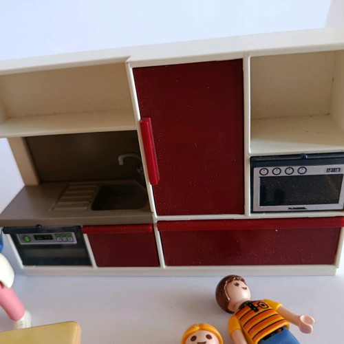 Playmobil kitchen set used