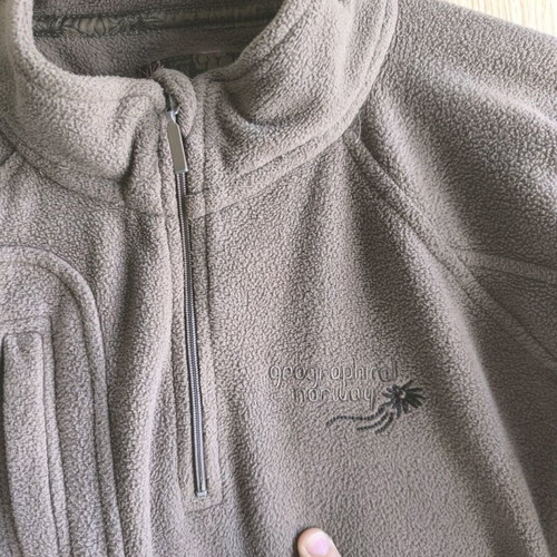Geographical Norway women's thermal fleece L brown like new
