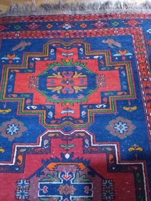 Wool rug handmade like new