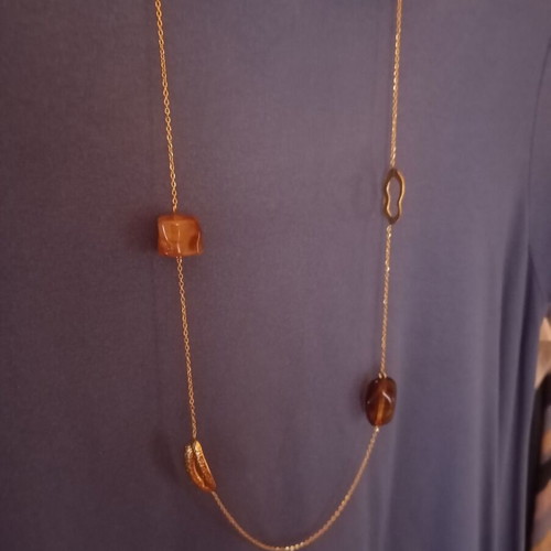 Boho Chic Long Necklace Anna Fine Jewellery 88cm like new