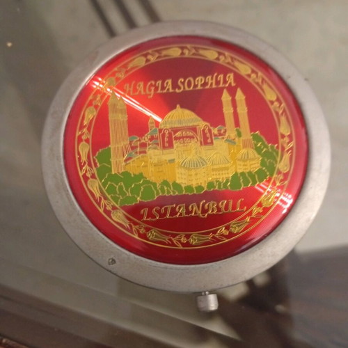 Double vintage souvenir mirror Constantinople used