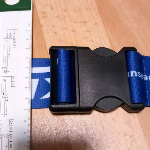 Kern branded safety belt new, secure, wide, over 160 cm long
