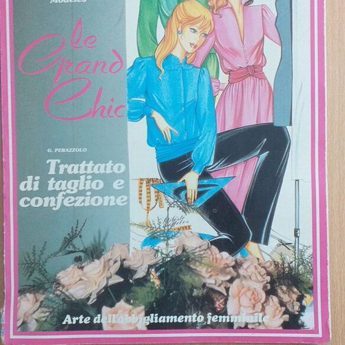 Sewing learning book used, Italian