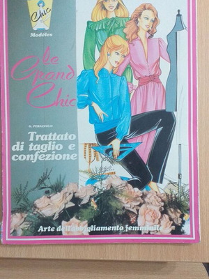 Sewing learning book used, Italian