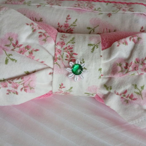 Baby set caramel and sheet with Masha and the Bear theme, handmade