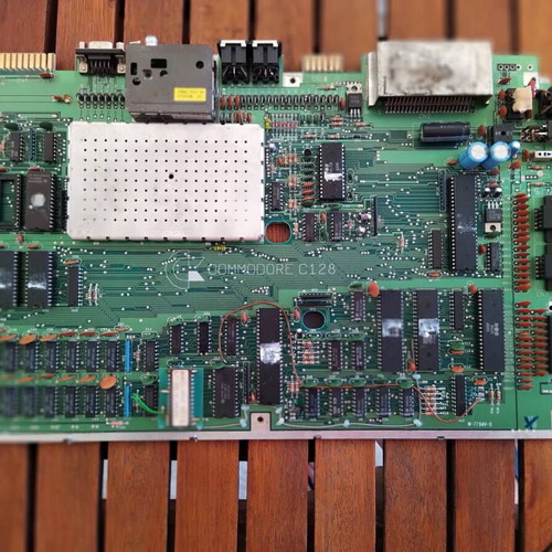 Commodore 128 motherboard used, fully functional
