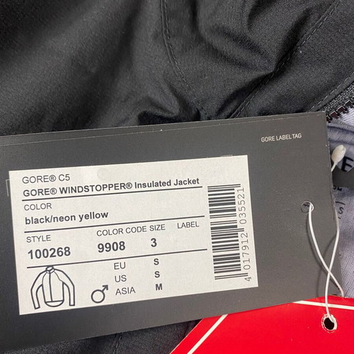 GORE Wear C5 Windstopper men's jacket new, size S