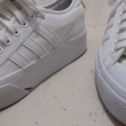 Adidas Nizza shoes like new, white and black, size 41-41.5