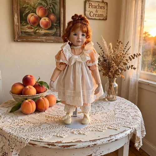 Dianna Effner Peaches and Cream porcelain doll