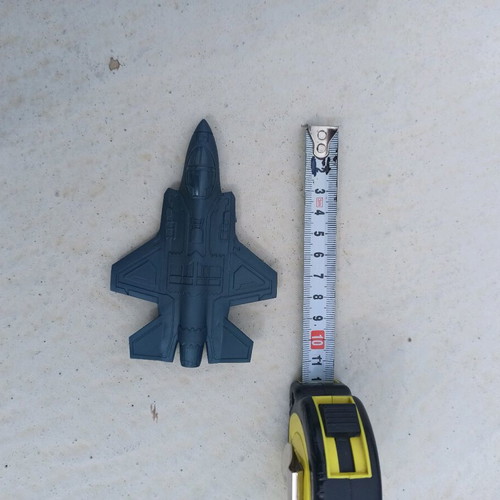 Plastic airplane imitation F-35 like new