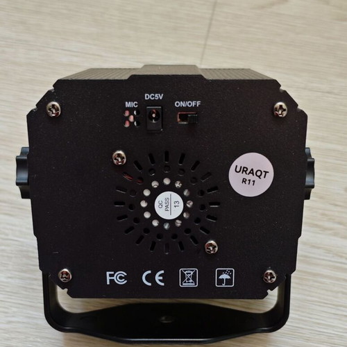 LED Laser Party Light with Sound Control and USB Power, New