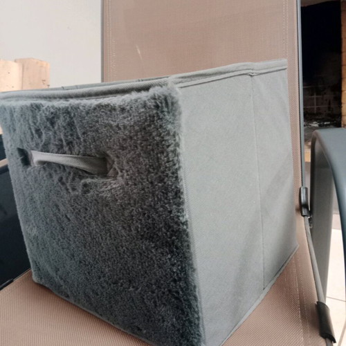 Organization box like new, gray, 30x30 cm