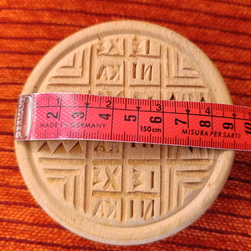 Handmade prosphoro stamps 12 and 9cm like new